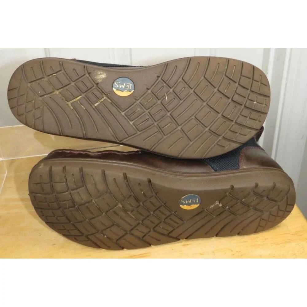 LEMS Navy Stout Boulder Boots Unisex Men's Size 9.5/Women 11 LM191127